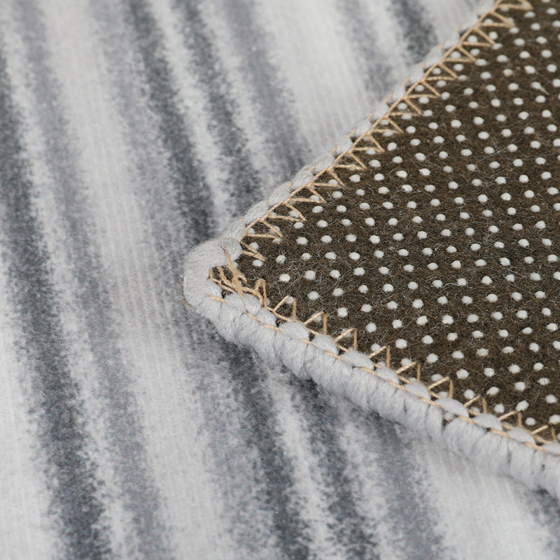 Tapis gris bouclé Haight, Rectangle 2 pi 8 po x 4 pi
