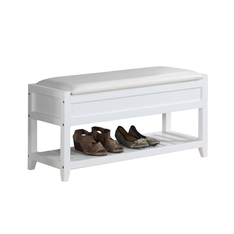 Banc avec rangement pour chaussures Rouen, White