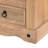 Deaver 3 Drawer Bedside Table, side table, end table, solid pine antique wax finish, Corona design.