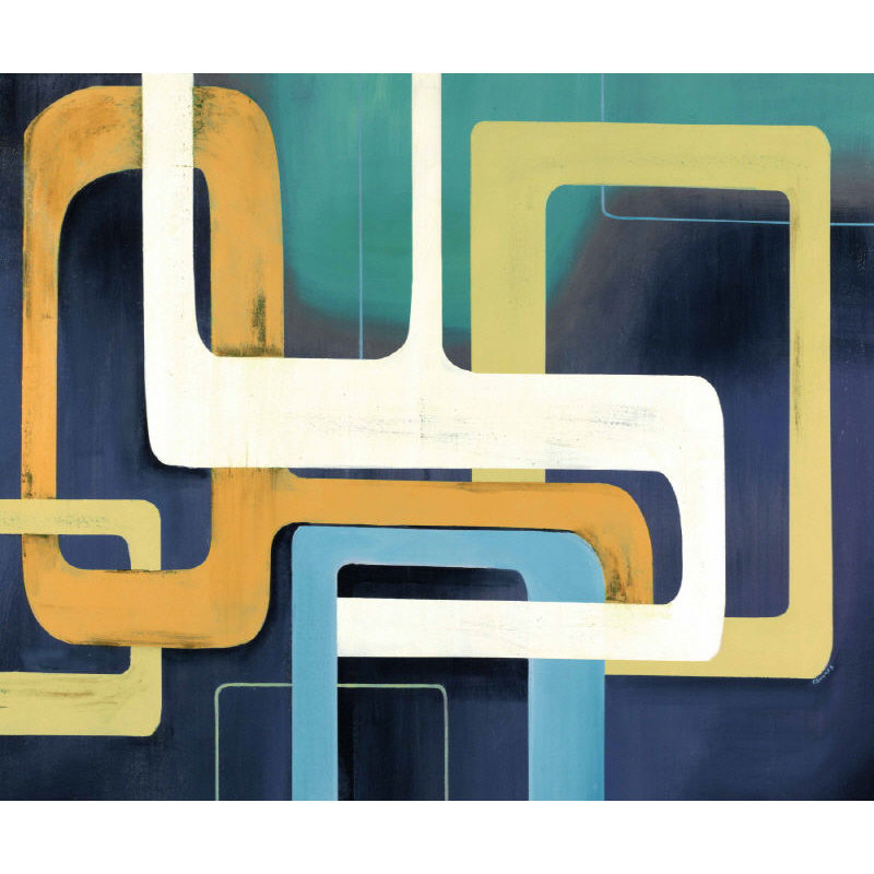 Retro-Grade Painting by Sydney Edmunds, Outdoor, 50" H x 70" W x 1.5" D