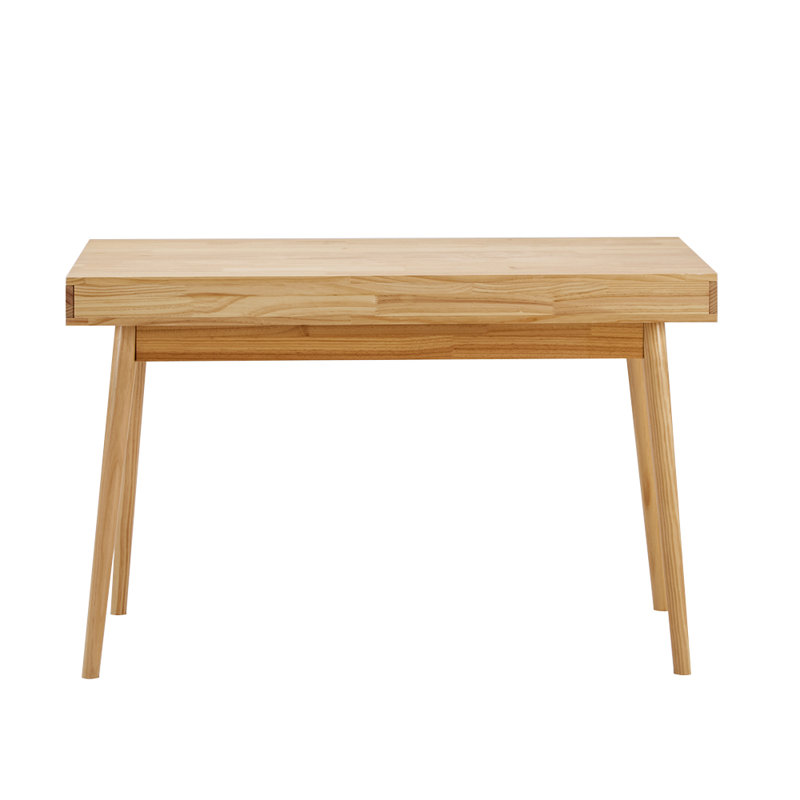 Solid Wood 47.24in Three-Draw 1Pcs Computer Desk