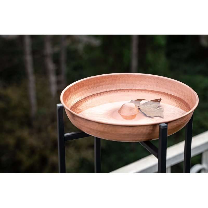 Évier de cuisine en cuivre martelé à la main 10 po - Pure Solid Copper par ALFIQ