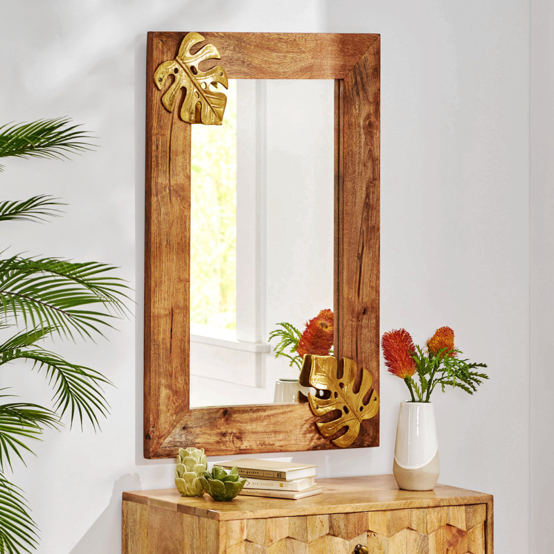 Miroir en bois