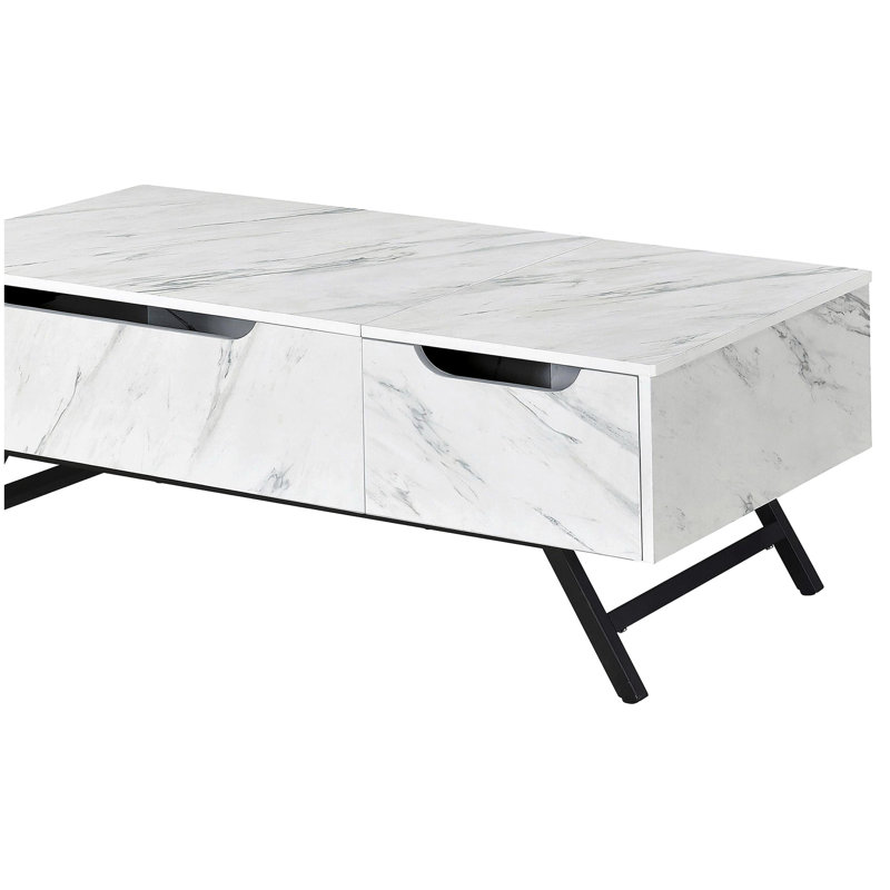 Table basse blanche