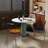 White Round Sintered Stone Dining table-465867511