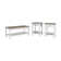Table basse avec tables de bout Shelvia