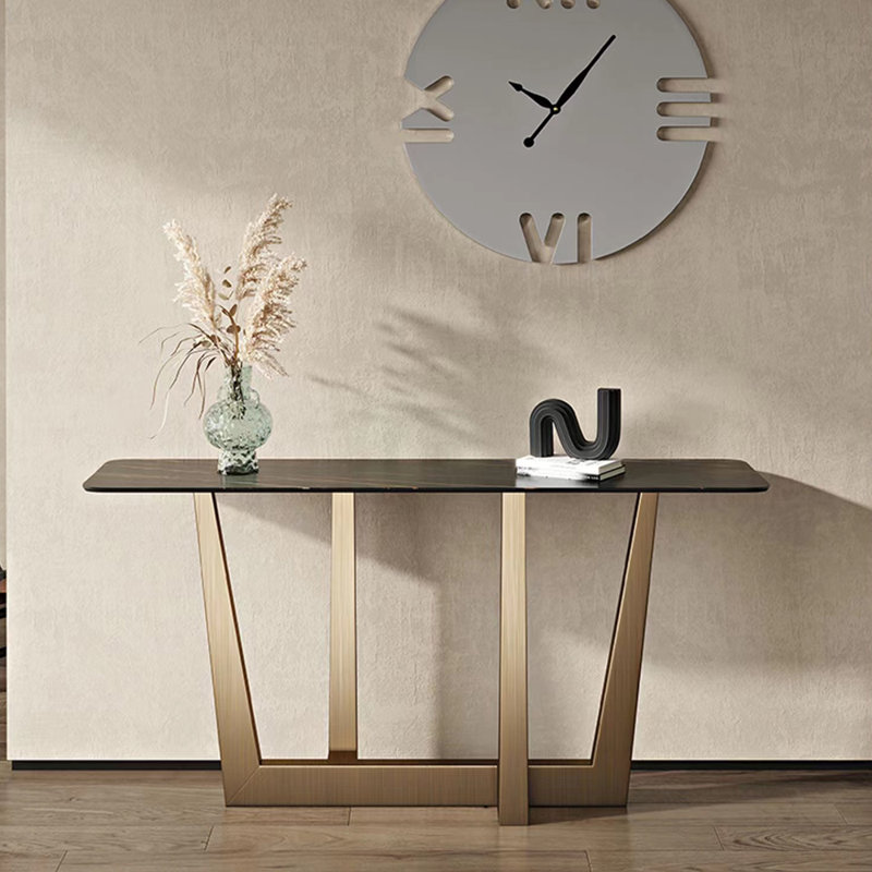 Table de véranda de style italien de luxe, H 31,5 po x l 62,9 po x P 13,7 po