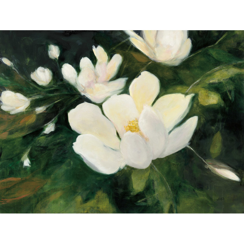 «Magnolia Blooms», reproduction sur toile, H 12 po x l 16 po