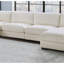 Fauteuil LAF beige modulaire en velours côtelé 6 pièces