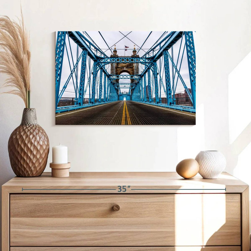 Pont bleu de Cincinnati, H 16 po x l 24 po