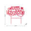 Piquet de jardin 23,25 "H Happy Valentine's Day (KD)