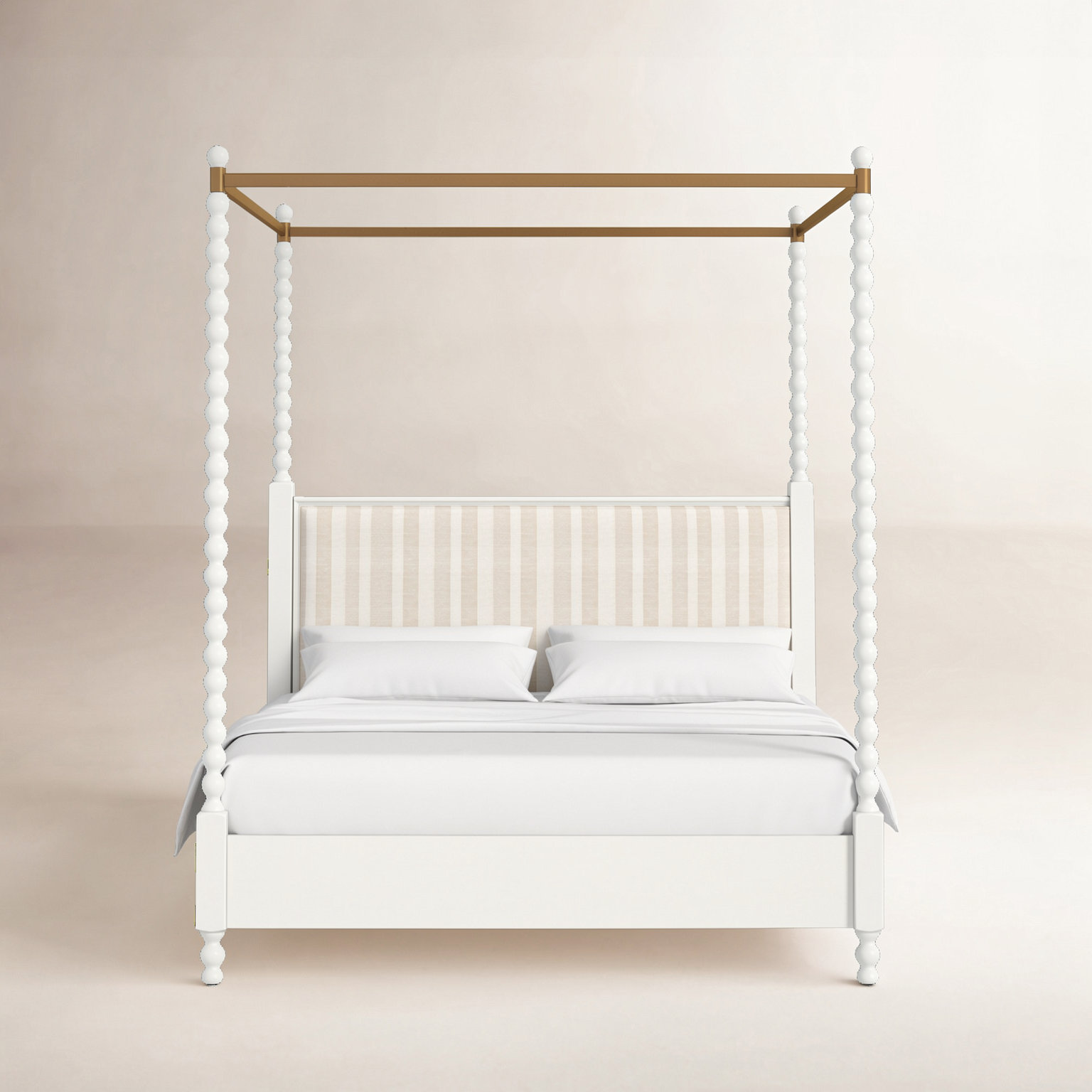 Haven Upholstered Canopy Bed, King