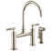Litze® Bridge Faucet with Arc Spout and Side Sprayer