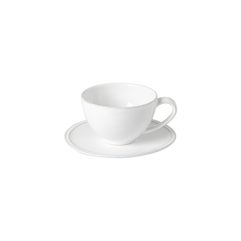 Friso Stoneware Teacup and Saucer