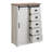 5 Drawers Dresser W/Sliding Barn Door, Farmhouse Modern Tall Dresser 5 Chest Of Drawers, Storage Organizer Dresser For Bedroom, Hallway, Living Room, Kids Room-10719595
