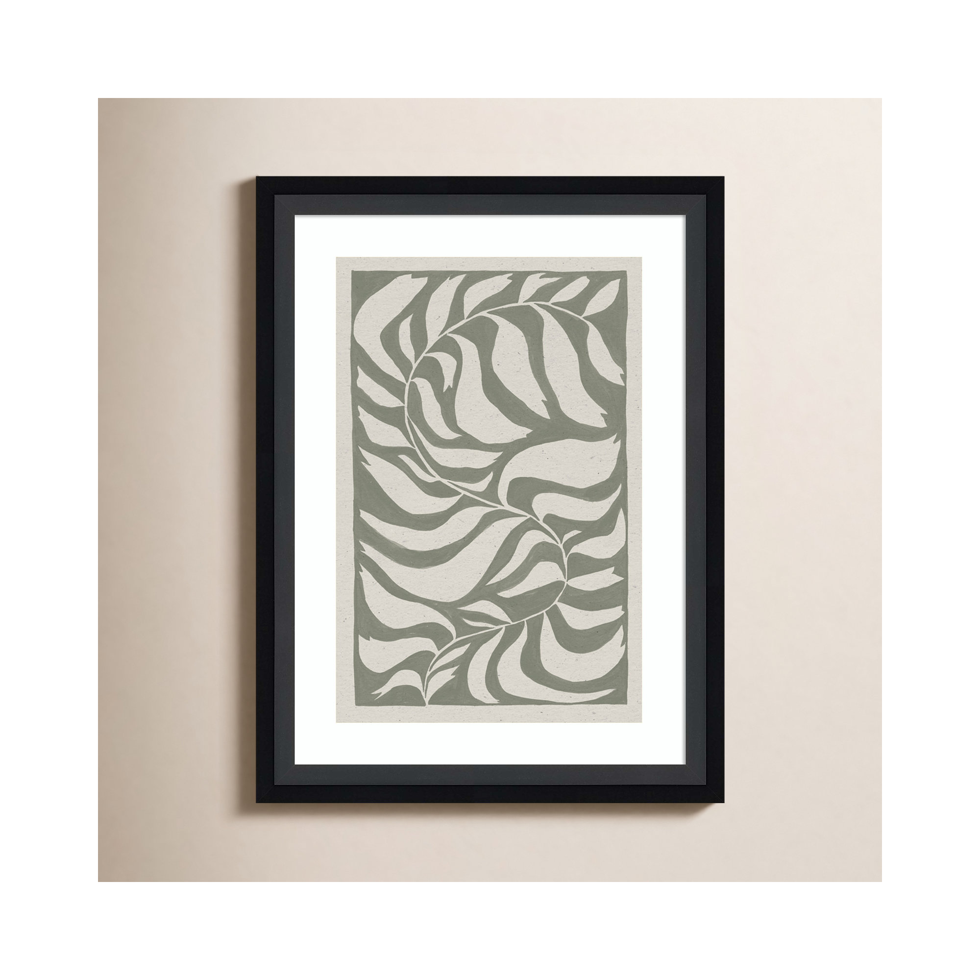 Winding Vine by Moira Hershey, 13" H x 10" W x 2" D, Black