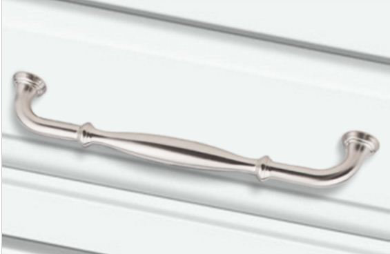 Tiffany Bar Pull, Satin Nickel, 8 13/16"