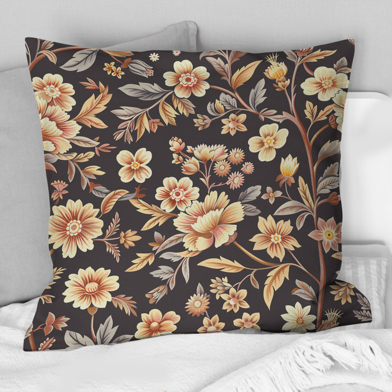 Coussin Brown, H 18 po x l 18 po