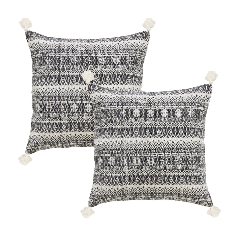 Housses de coussin en coton Artisanal