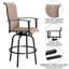 Tabouret de bar pivotant 2 pièces-1935545012