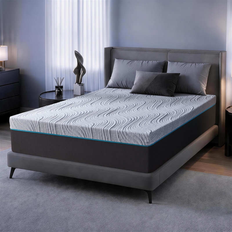 Très grand matelas en mousse de 10 po avec confort en mousse équilibrée et soutien fiable pour un sommeil réparateur, 10"
