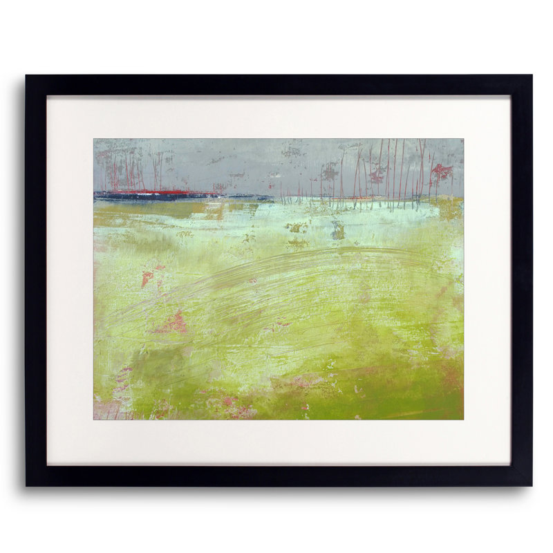 Crimson Threads Print by Victoria Primicias, Black Framed Paper, 16" H x 20" W