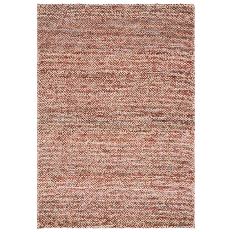 Ellmarie Hand Woven Jute/Wool Rug in Brown, Rectangle 3' x 5'