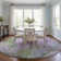 Deyoung Washable Abstract Indoor / Outdoor Rug