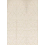 Himalayan Cotton Geometric Area Rug in Beige