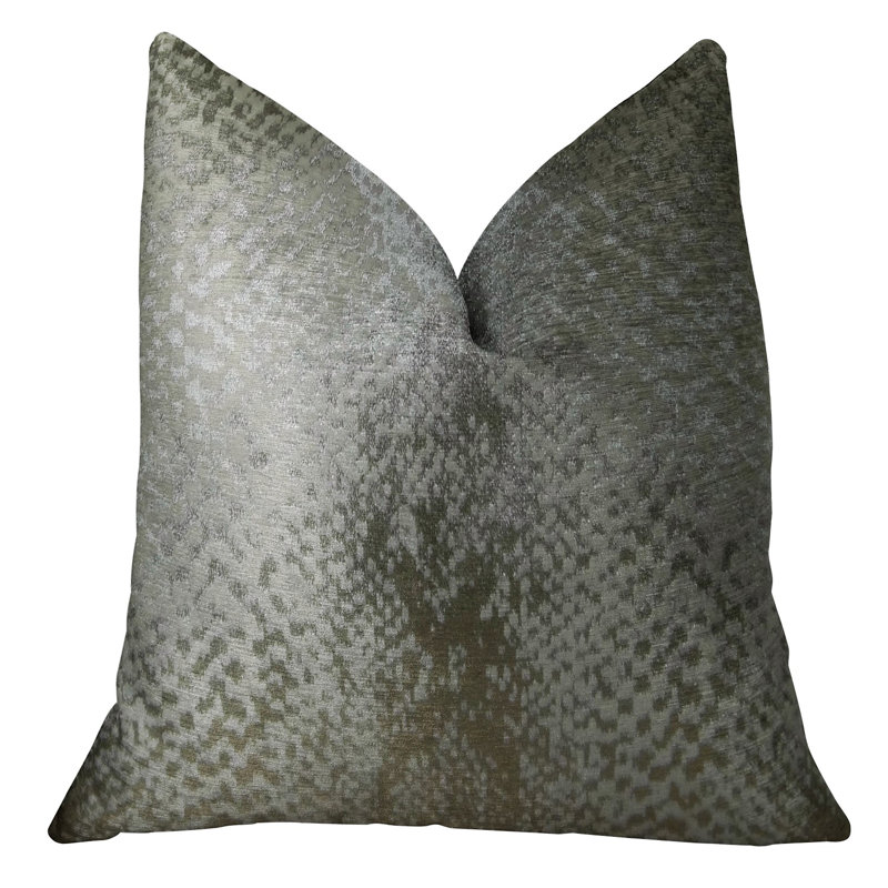 Venetian Animal Print Reversible Throw Pillow, 12" x 20", Lumbar Pillow