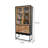 Simple Do Old  Wooden Black Bookcase