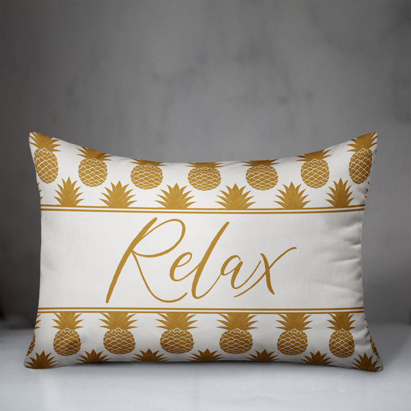 Geometric Outdoor Reversible Throw Pillow, Yellow