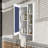 Wall-Mount 2-In-1 Mirror Cabinet With Adjustable Shelf, Accent Cabinet-1600482764