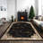 Monaco Series Abrstract Black/Gray/Ivory/Beige Area Rug-2062568108