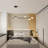5 - Light Black LED Unique/Statement Pendant