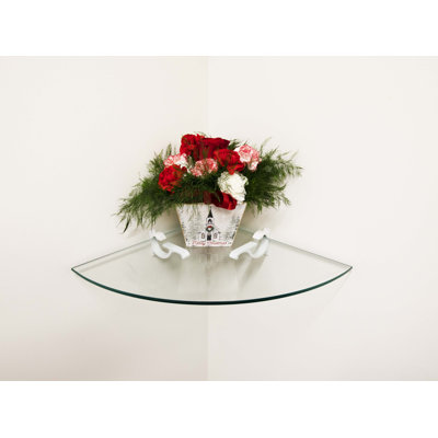 Glass Corner Shelf