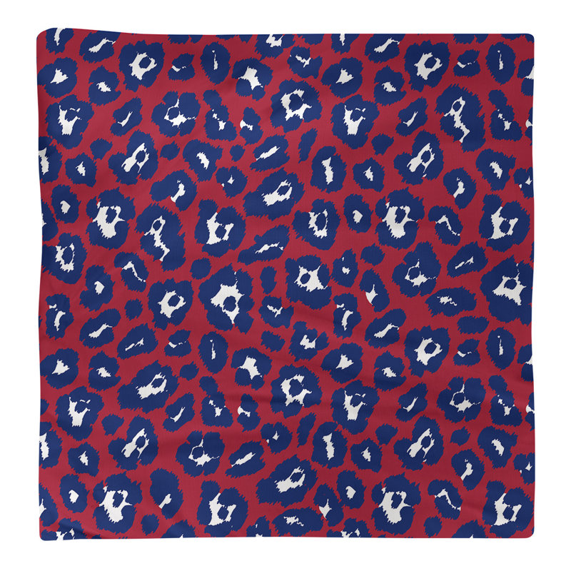 Serviette de foot New York Fly, Rouge/blanc, 10 po x 10 po