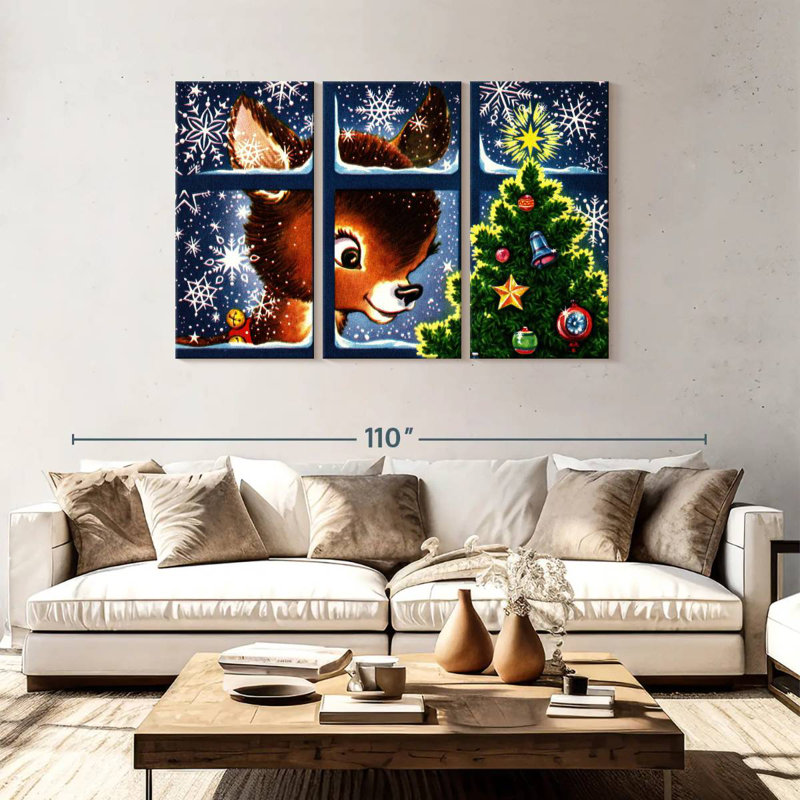 Lelend Xmas Card III, H 48 po x l 74 po