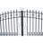 Automated Steel Dual Swing Driveway Gate and Gate Opener Complete Kit – Venice Style-96905745