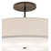 Cilindro Textrene Fabric Semi Flush Mount