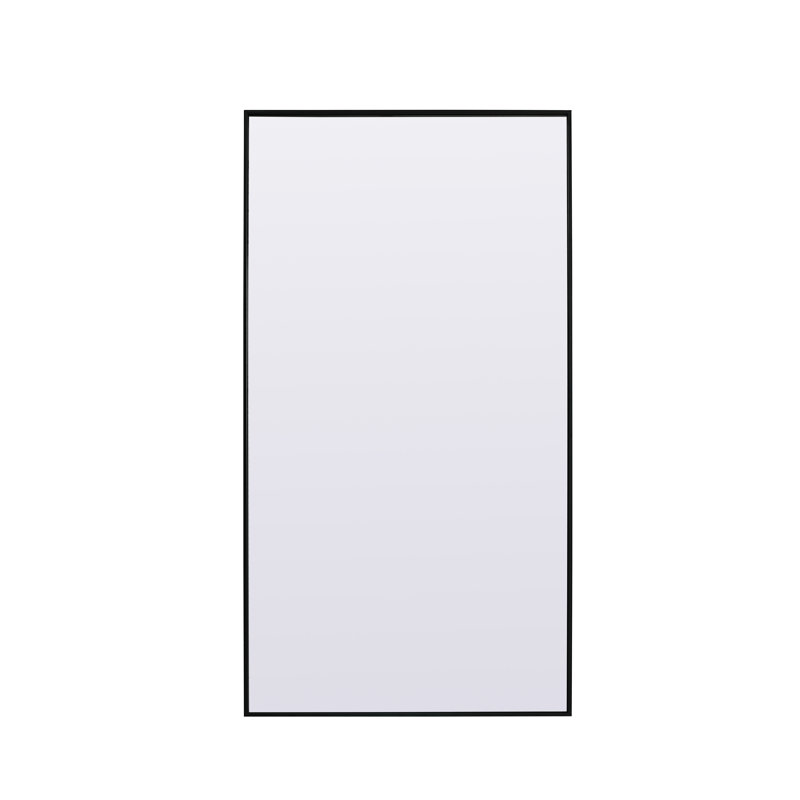 Miroir Sabine, 72 po x 30 po, Noir