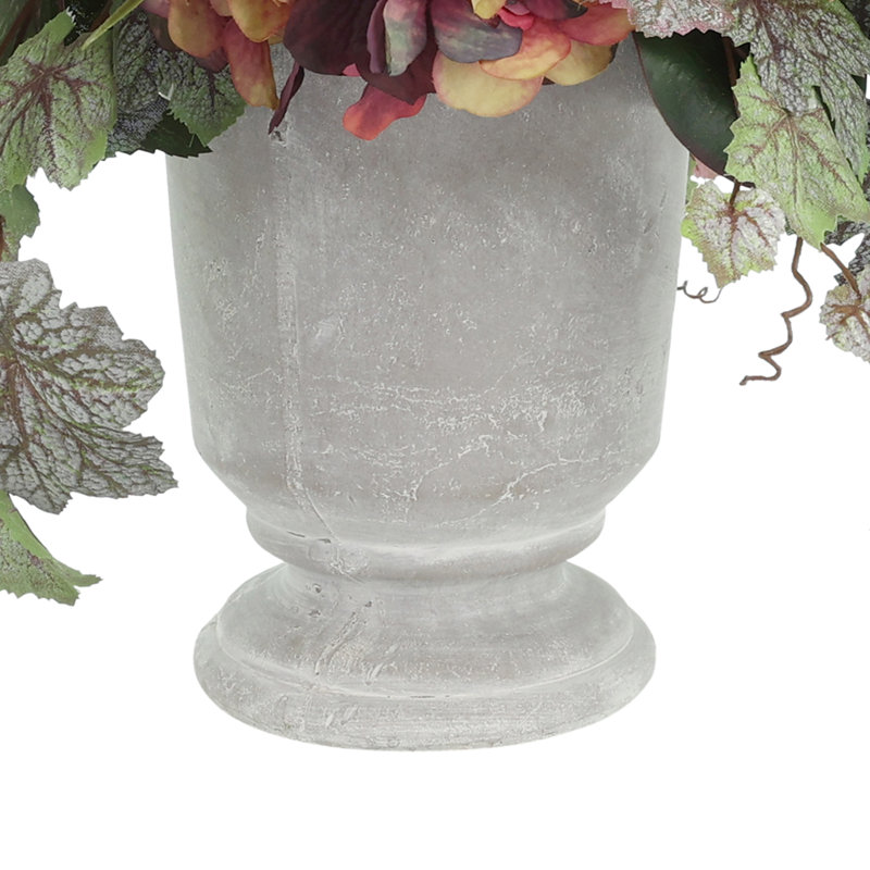 Pomegranate and Ivy Arranged in Stone Pot