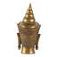 Sculpture de tête de bouddha Pilu, décor de table méditatif, bronze 14 pouces-124561899