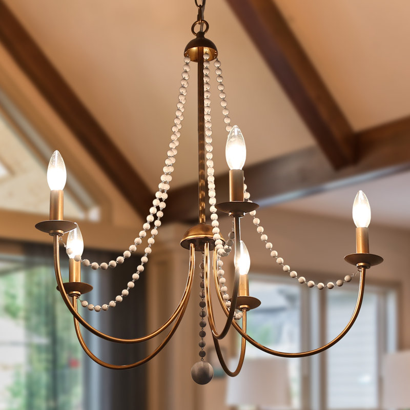 5 - Light Candle Style Chandelier
