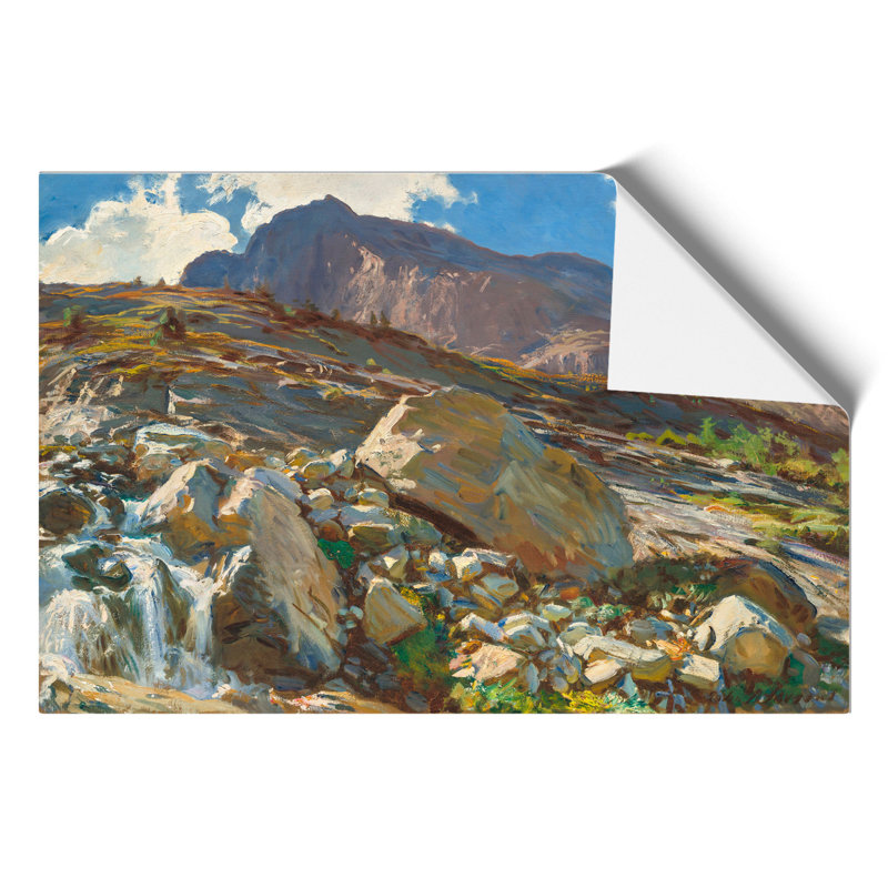 Simplon Pass by John Singer Sargent - No Frame Painting, 42cm H x 59cm W x 0.1cm D