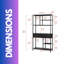 Bertfriede 180cm H x 90cm W Bookcase
