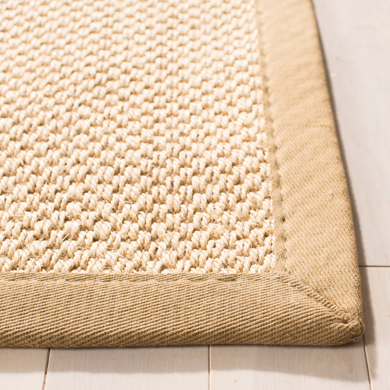 Benevides Natural Fiber Sisal Pile Solid Color Rug, Runner 2'6" x 10'