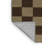 Machine Washable Checkered Brown Area Rug-1777336248