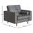 Geo Vegan Leather Armchair-1416413124