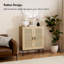 Dianella 2 Door Tall Rattan Sideboard
